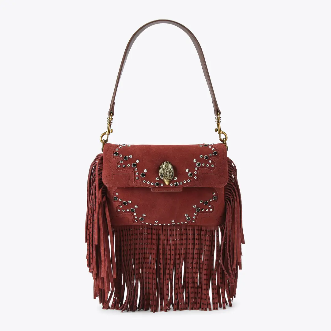 Bolso de hombro Oxford con flecos KURT GEIGER 