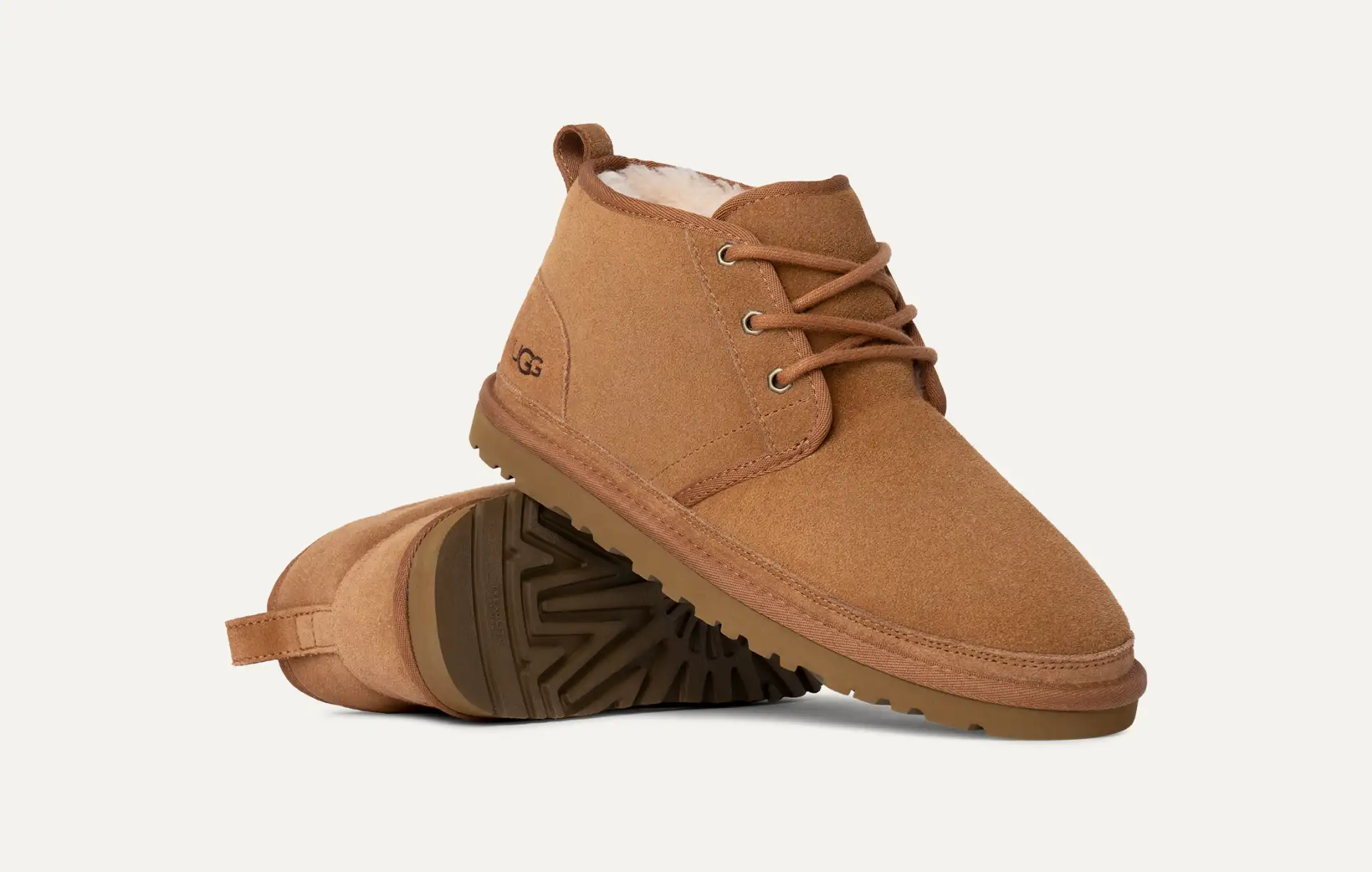 Hombre Botas de ante Neumel CHESTNUT