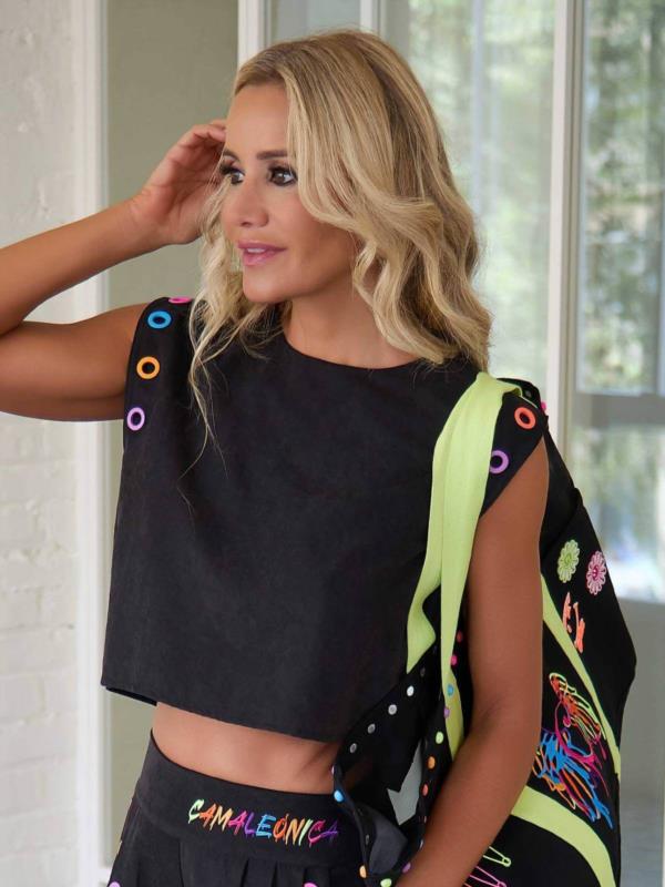 TOP ESTORNINO CAMALEÓNICA