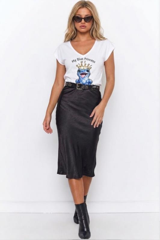 Camiseta de mujer LaSaL PRINCESS blanco